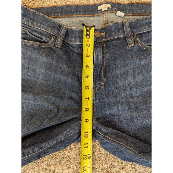 J. Crew Bootcut Jeans Womens 33R Mid Rise Stretch Dark Wash Denim 31.5" Inseam - Picture 7 of 8